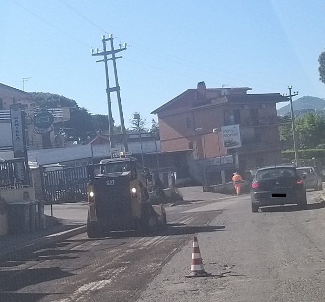 Zagarolo, via ai lavori di rifacimento strada e segnaletica orizzontale di Via Acqua Felice