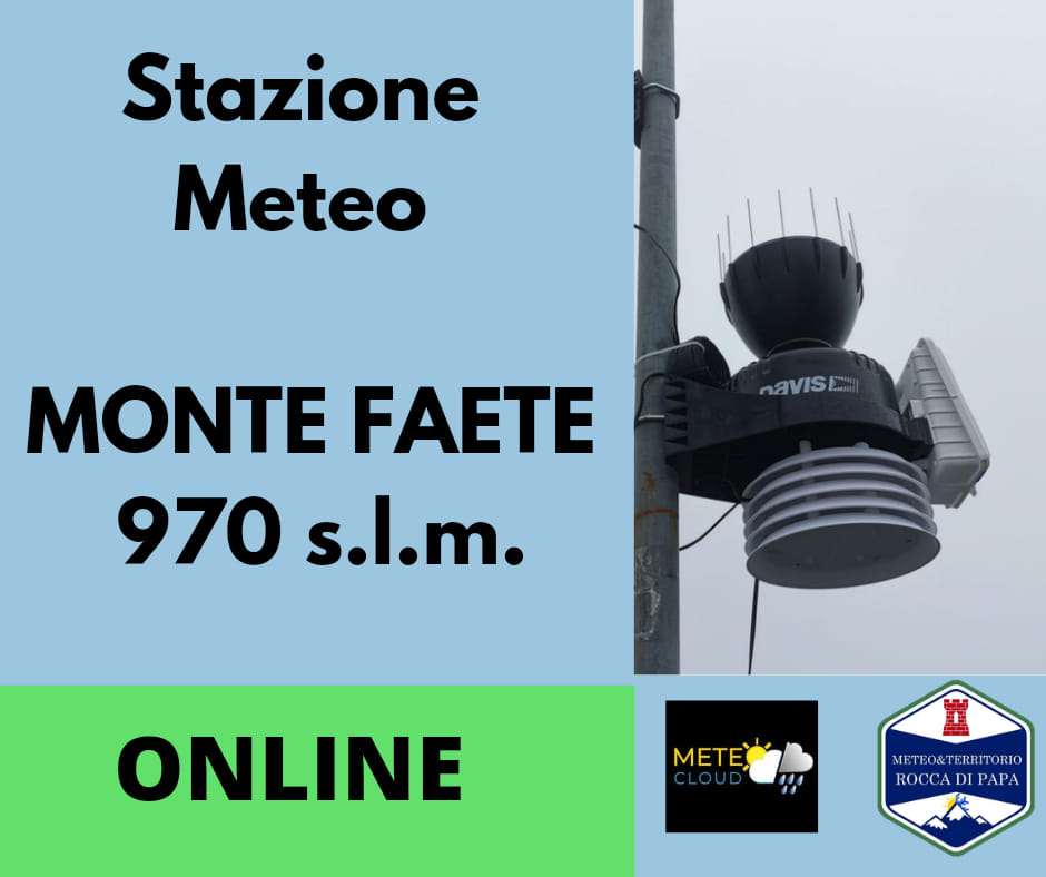 Rocca di Papa, arriva la sesta stazione meteo!