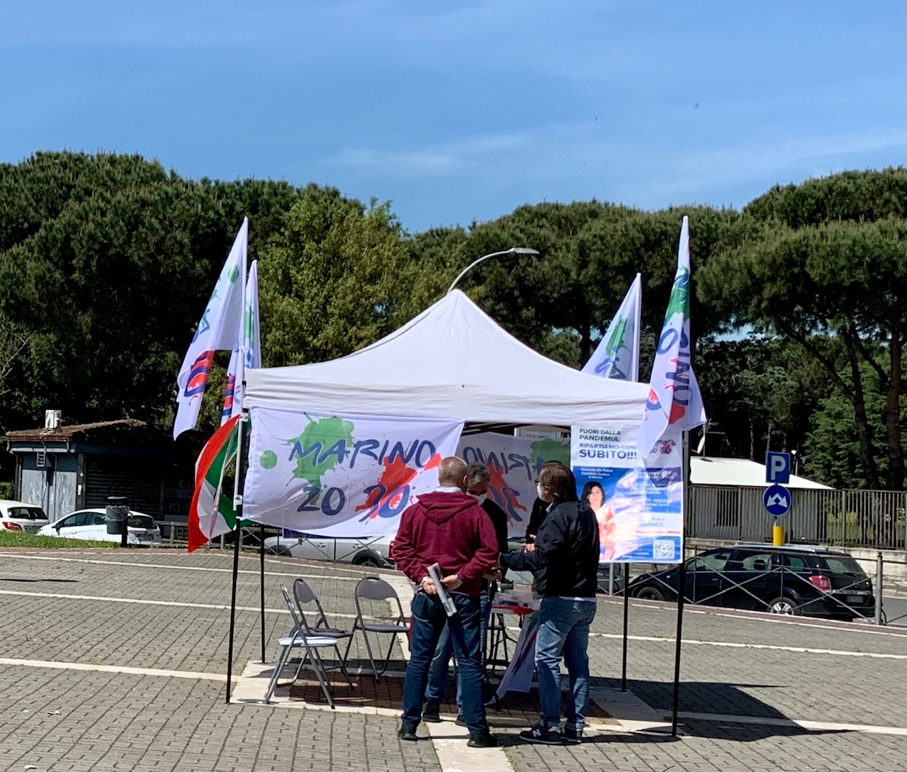 Marino, partito da Cava dei Selci il “Gazebo Tour” di Gabriella de Felice