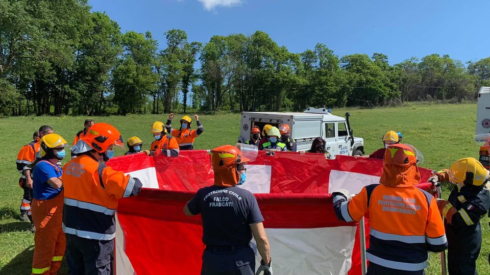 Rocca di Papa, giornata di esercitazione dei vigili del fuoco e protezione civile