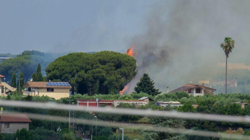 Albano, bonificato dopo 6 ore di lavoro l’incendio in via Massimetta: inceneriti 15 ettari di vegetazione