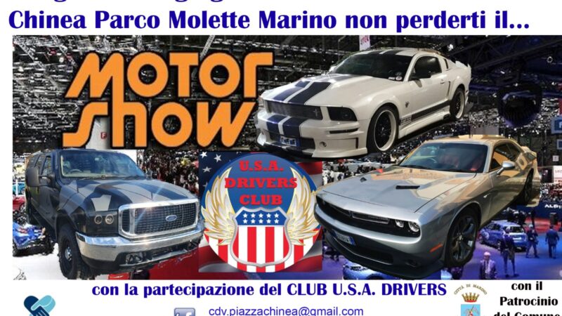 Marino, al via il Motor Show a Piazza Chinea