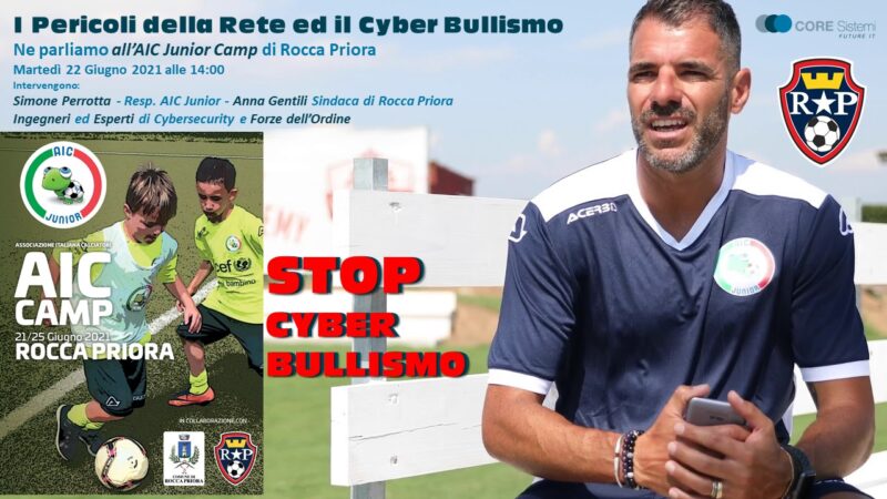 Rocca Priora, giornata ” Stop al CyberBullismo” promossa dalla Associazione Italiana Calciatori.