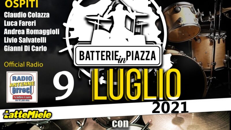 Lariano, al via “Batterie in Piazza” per l’Estate Larianense 2021