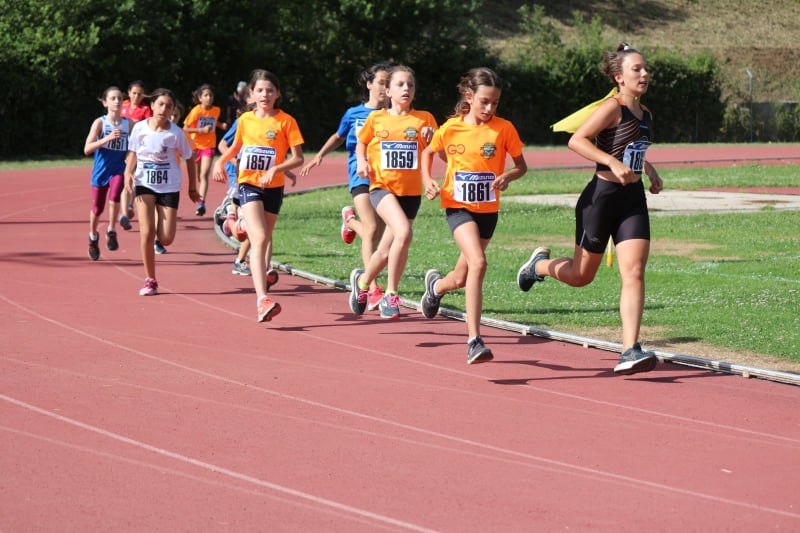 Atletica Frascati, show a Rocca Priora dei giovanissimi