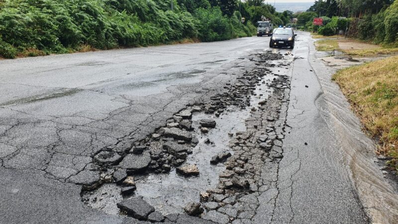 Castelli Romani, bomba d’acqua su molte strade: Danni e chiusure ad Albano e dintorni