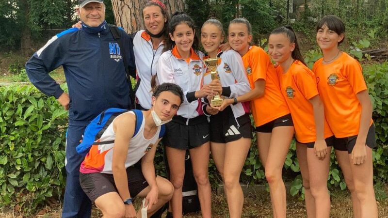 Atletica Frascati, Cadette terze nel campionato regionale per società