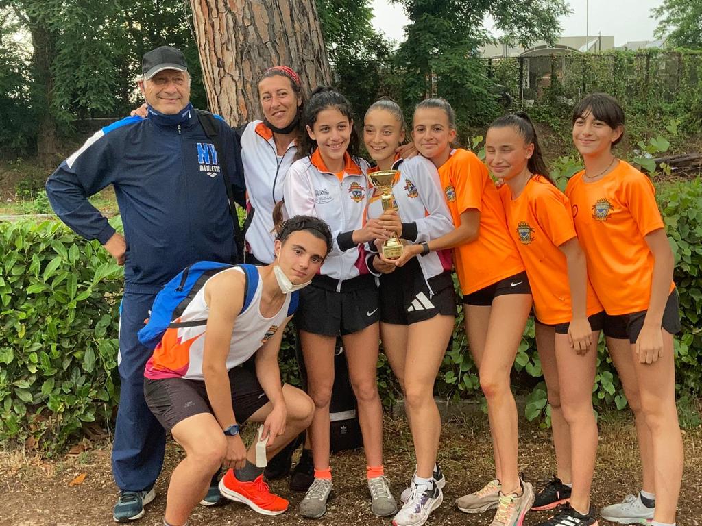 Atletica Frascati, Cadette terze nel campionato regionale per società