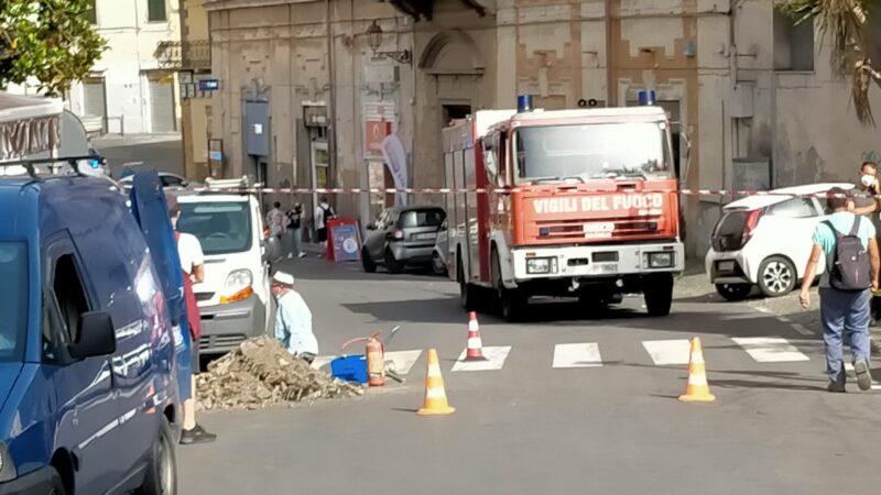 Velletri, perdita di gas in via Pia