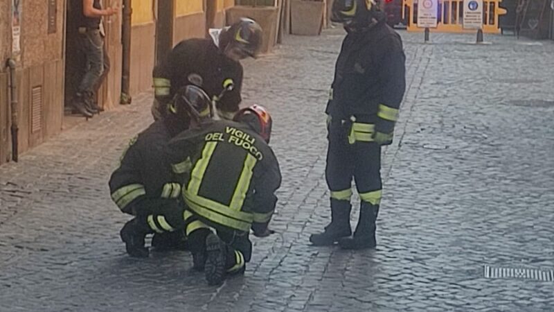 Nemi, fuga di gas in centro: Intervengono subito pompieri e forze dell’ordine