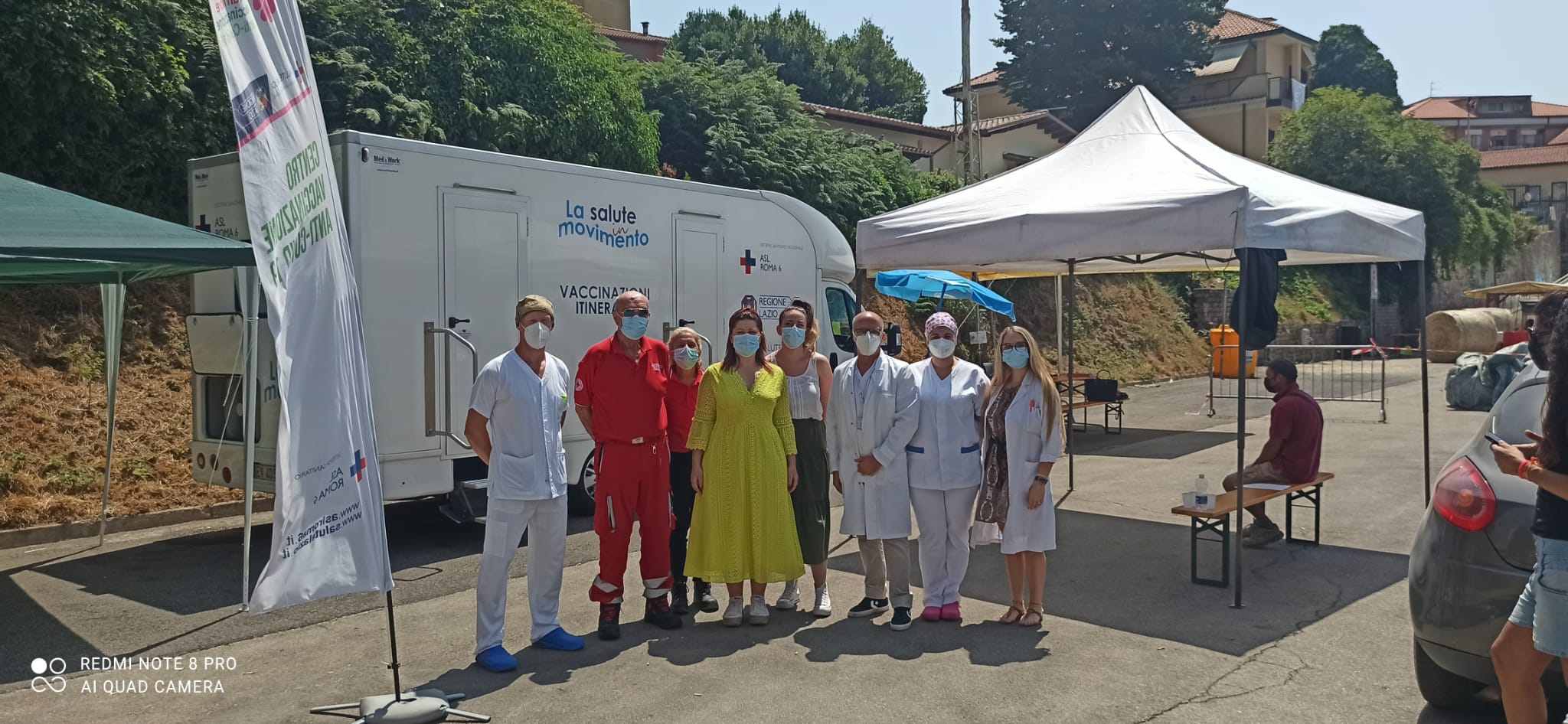 Rocca Priora, oltre 60 le persone vaccinate con il camper della Asl Roma 6