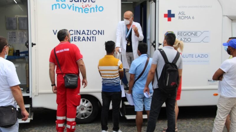 Albano, sono già 130 le dosi di vaccino Janssen distribuite dal camper della Asl Roma 6