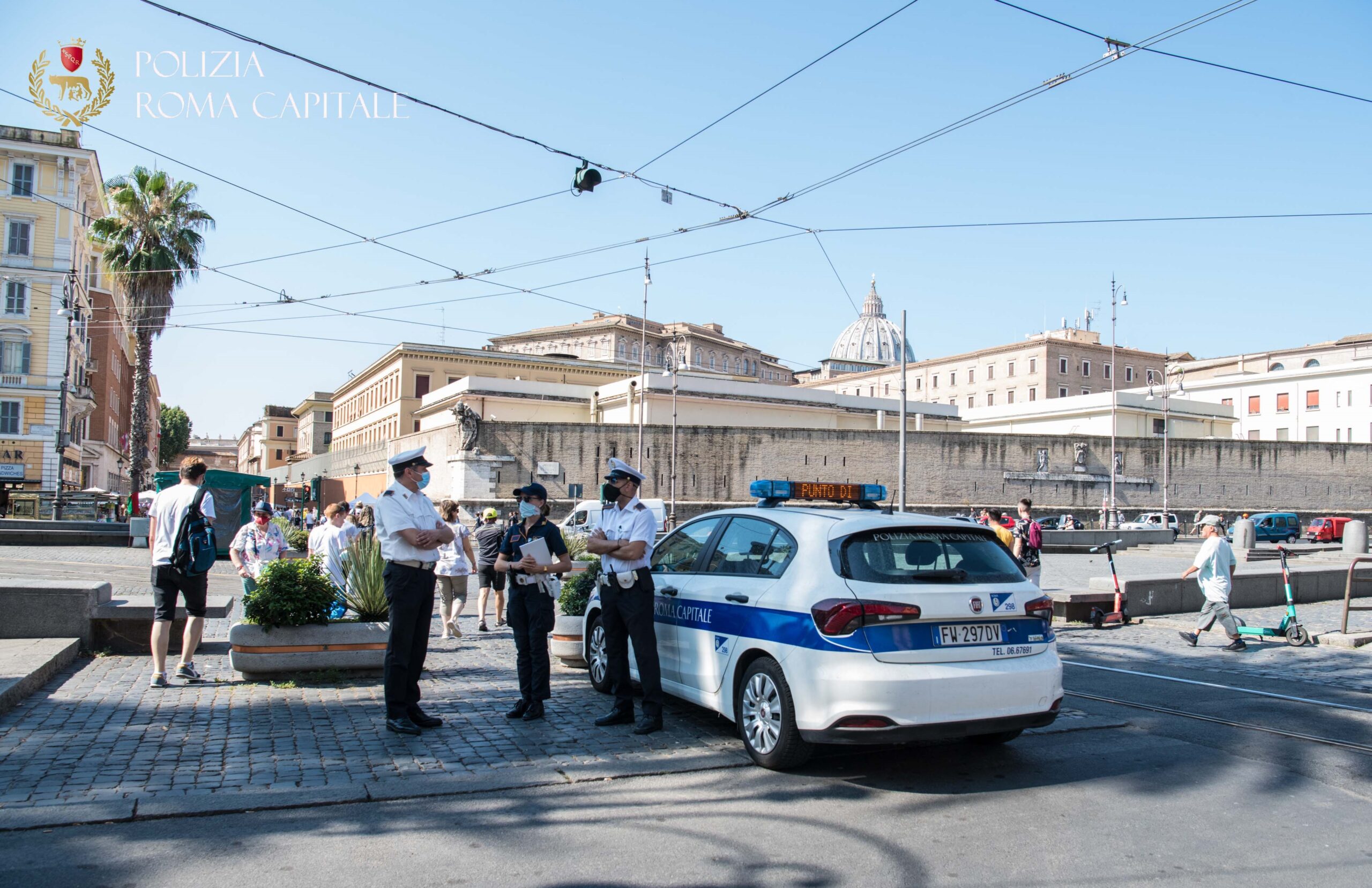 Raggi: “Importante che cittadini vedano agenti come punti di riferimento a cui rivolgersi”