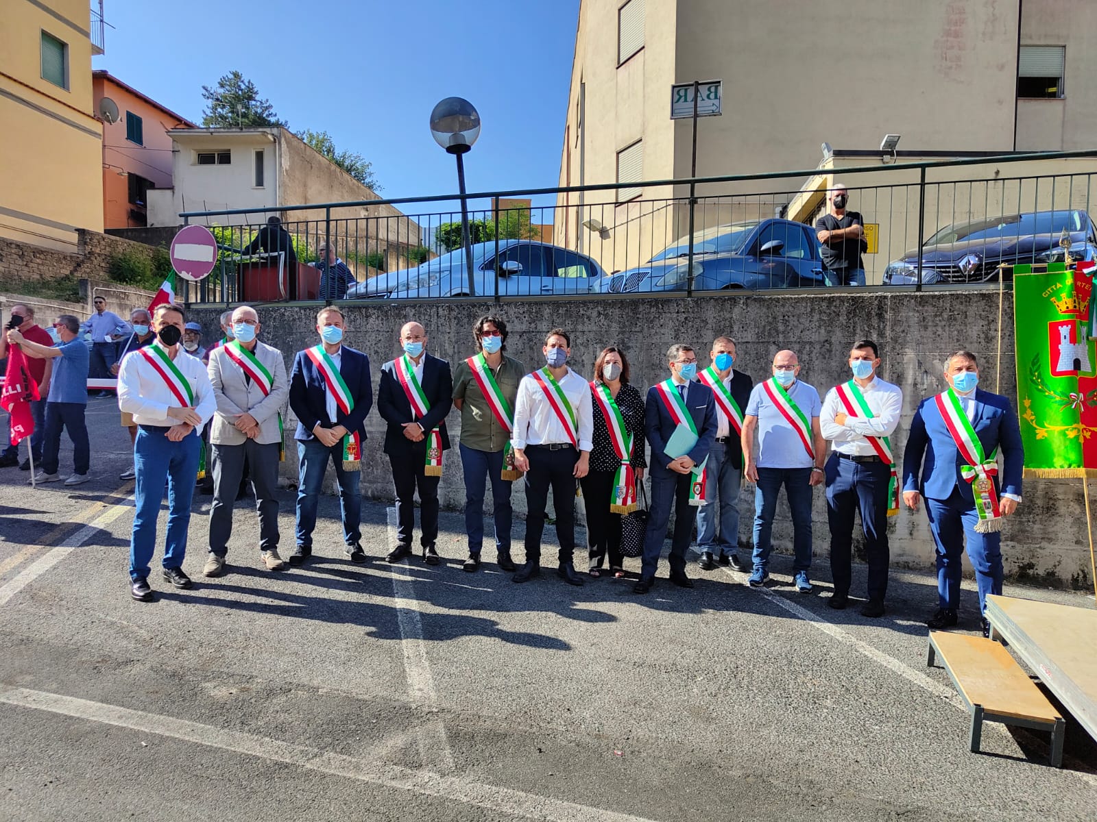 Colleferro, sit-in per la chiusura di alcuni reparti dell’ospedale