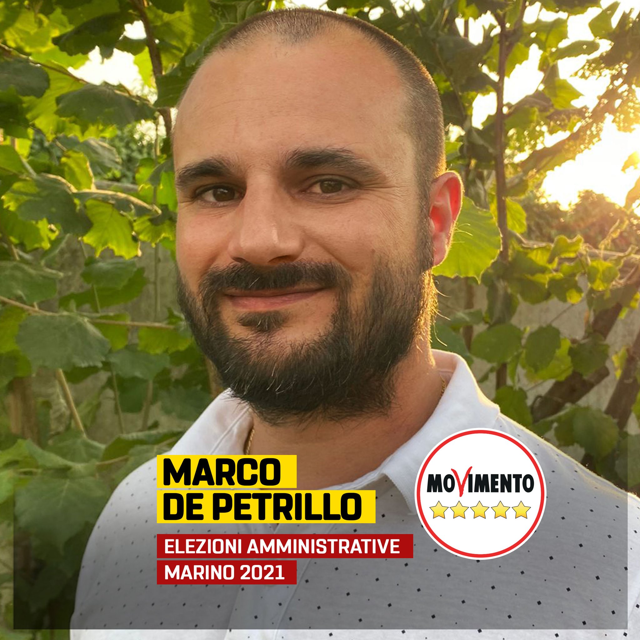 Elezioni Marino, si presenta Marco De Petrillo, candidato consigliere M5S: “ora più spazio e servizi alla periferia!”