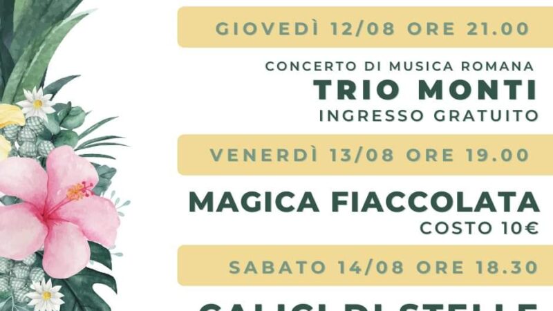 Genzano, un fine settimana di ferragosto ricco di eventi