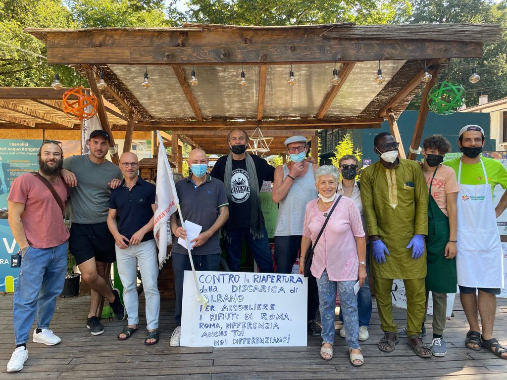 Ariccia, iniziative al Parco Romano per sostenere la chiusura della discarica di Albano: artisti, attivisti e sportivi uniti