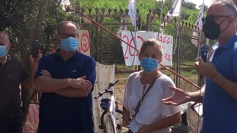 Discarica Roncigliano, aggiornamenti sulla situazione del sit-in