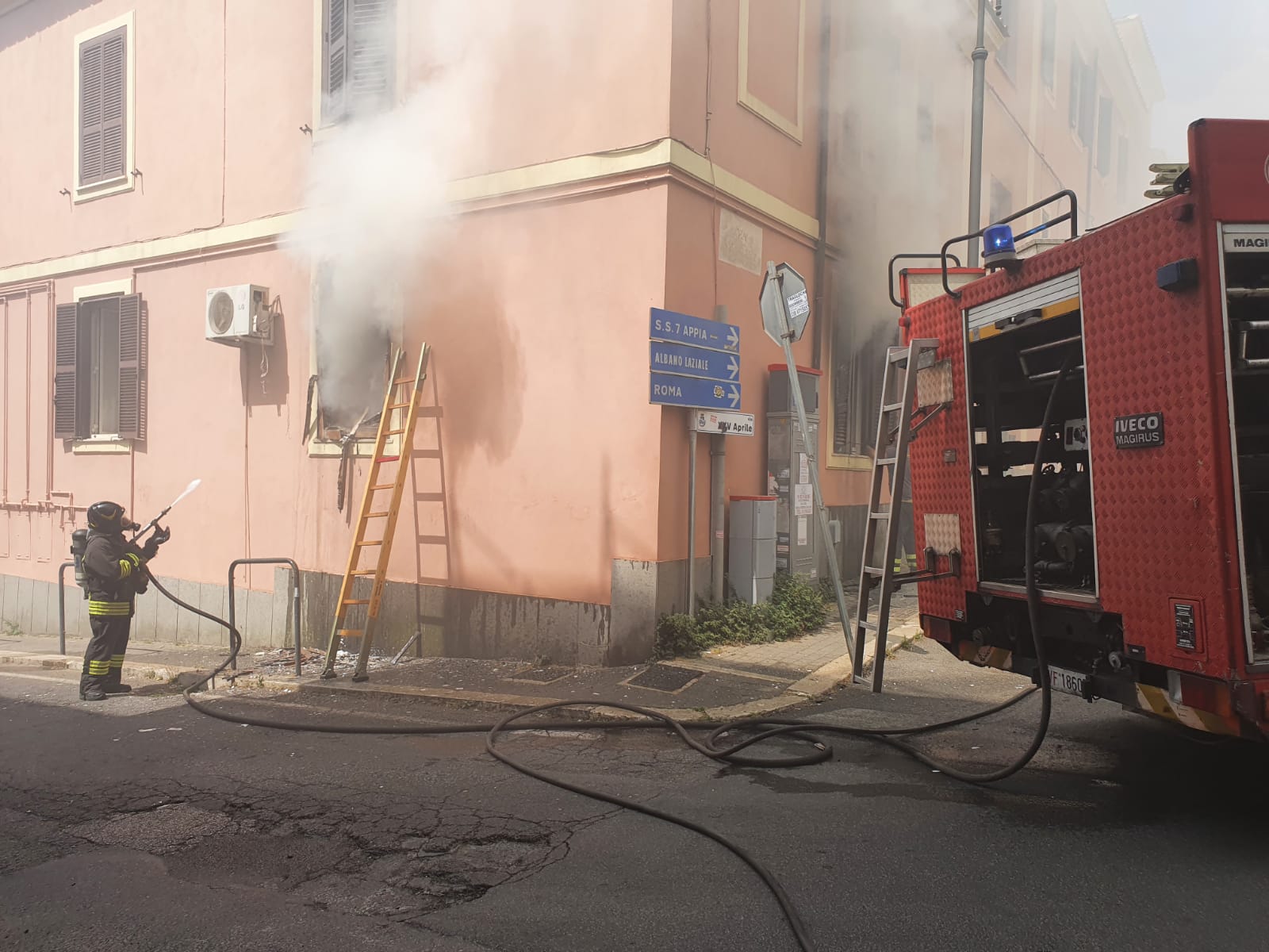 Genzano, deceduto il 78enne coinvolto nell’incendio di via XXV Aprile