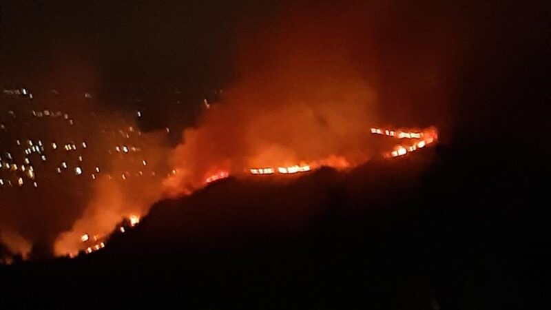 Frascati, piromani incendiano monte Tuscolo