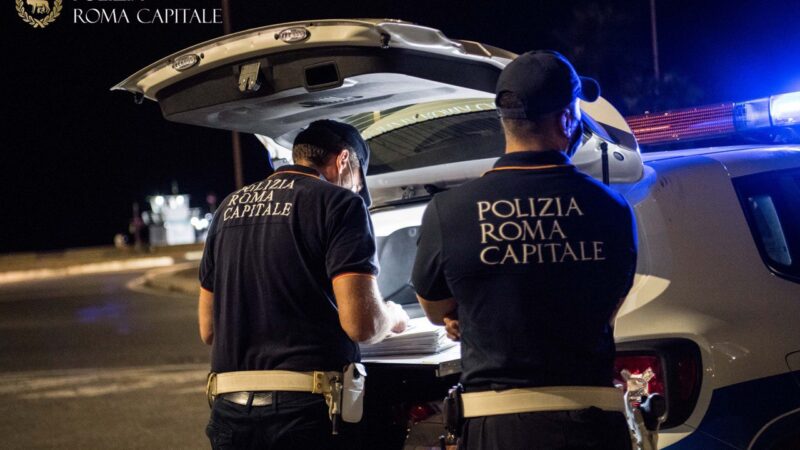 Bilancio 1 maggio: oltre 200 agenti della Polizia di Roma, 2000 violazioni e 12 patenti ritirate