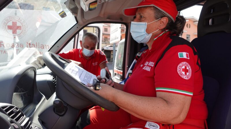 San Cesareo- Esercitazione in emergenza “Operazione Tusculum 2021”. Un fiume di Divise Rosse, nel cuore di San Cesareo.