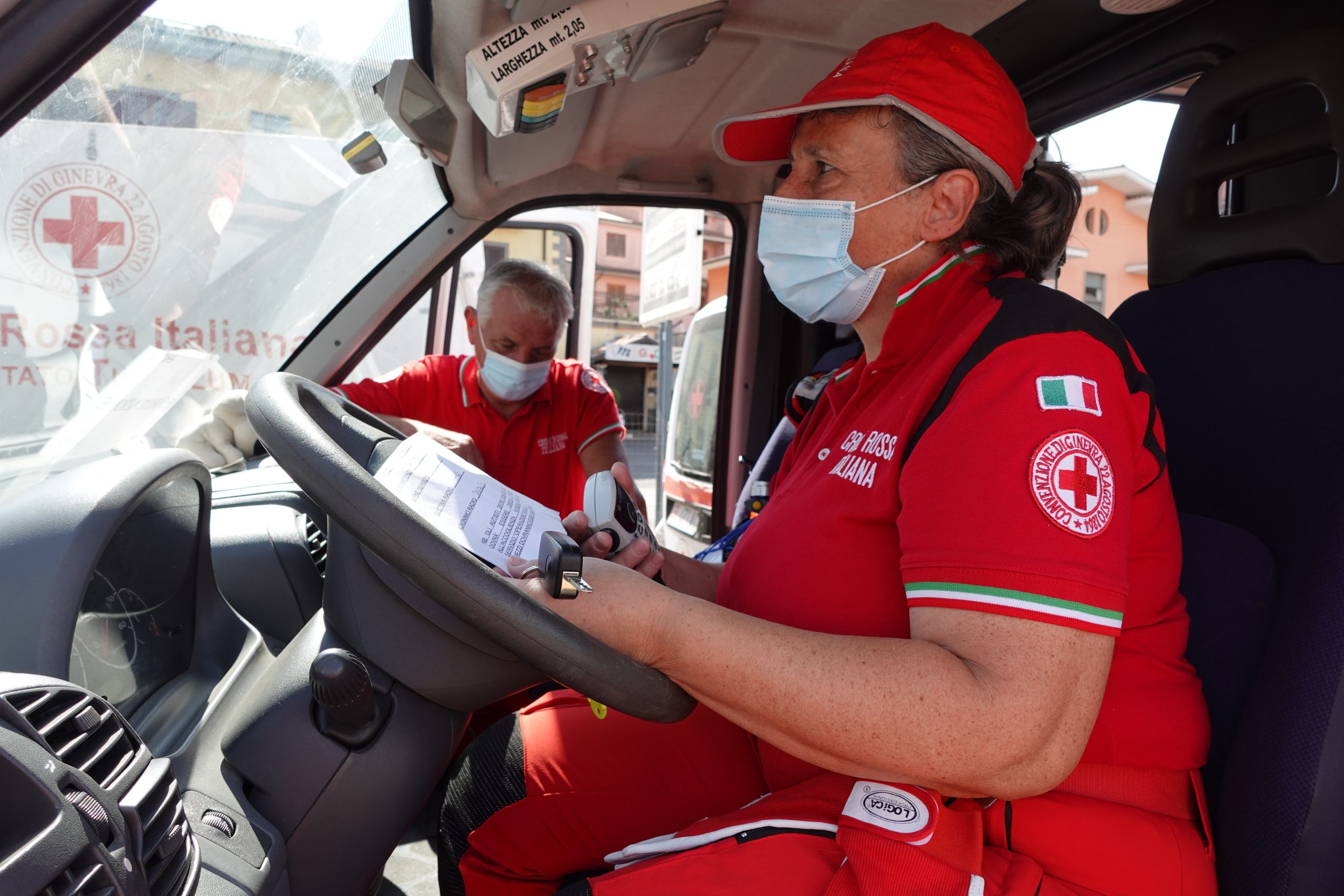 San Cesareo- Esercitazione in emergenza “Operazione Tusculum 2021”. Un fiume di Divise Rosse, nel cuore di San Cesareo.