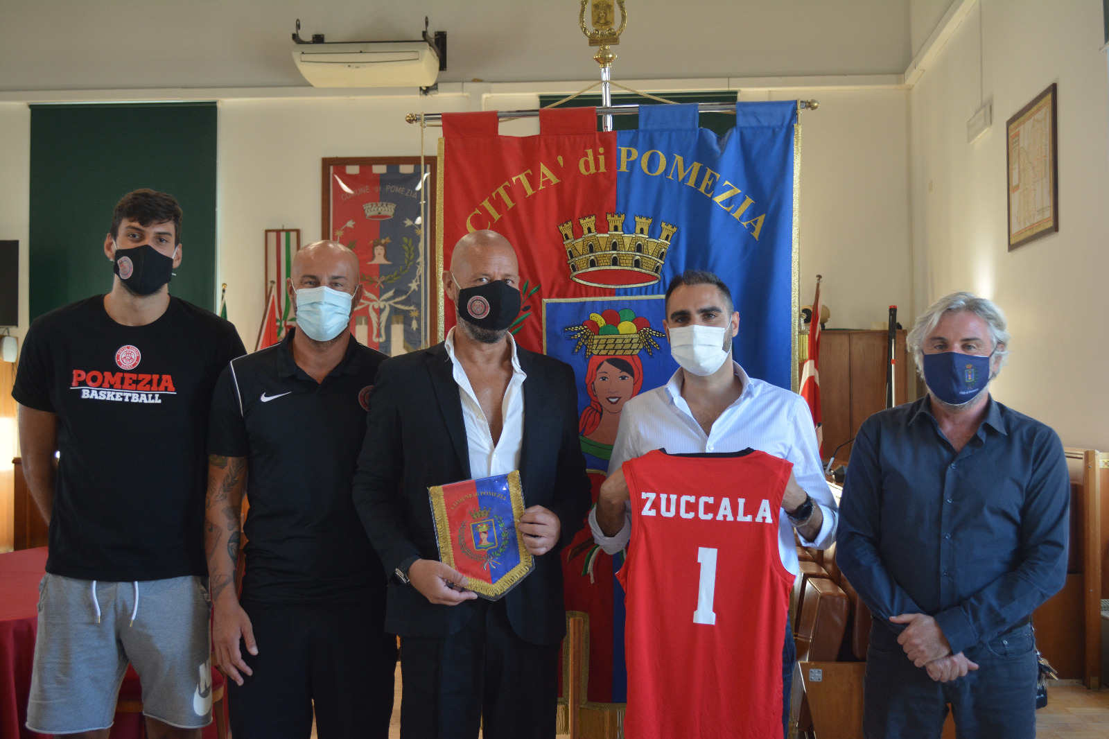 Pomezia, il Sindaco riceve la Virtus Pomezia Basket