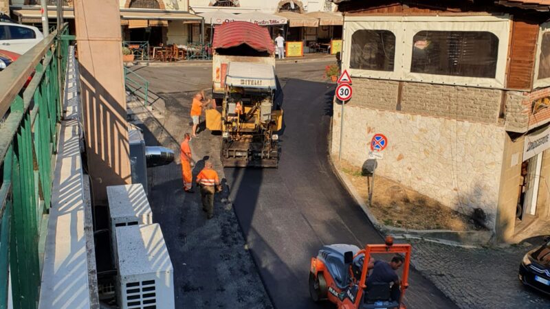 Ariccia, strade nuove e cantieri in via di chiusura