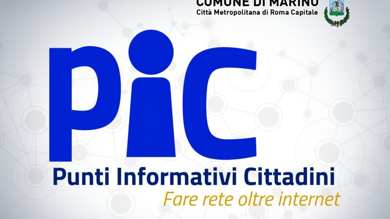 Marino, inaugurato il punto informativo cittadino (PIC) a Due Santi