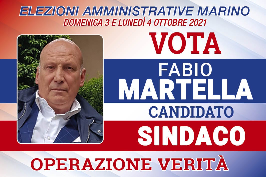 Marino, date e luoghi degli incontri con il candidato sindaco Fabio Martella