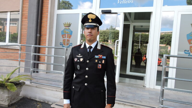 Velletri, si è insediato il nuovo comandante della compagnia dei Carabinieri Andrea Semboloni