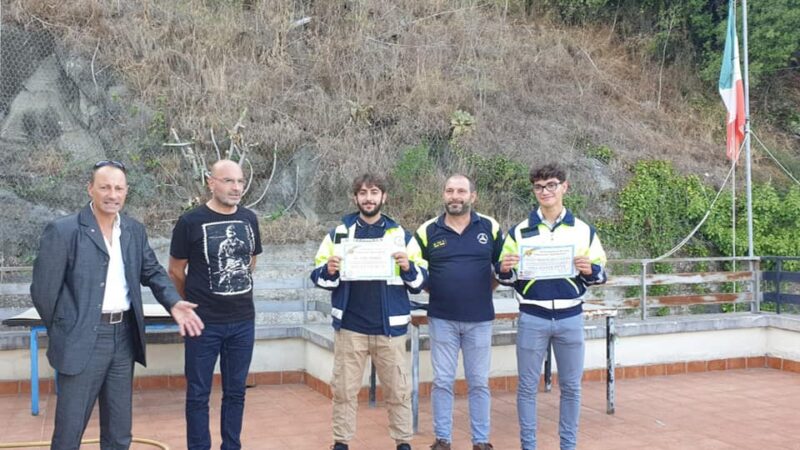 Castel Gandolfo, Consegnati i primi Brevetti subacquei. Presenti alla cerimonia Andrea DE Vivo e Alberto de Angelis