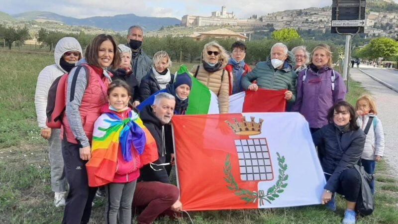 Grottaferrata, la delegazione grottaferrarese ha partecipato alla Marcia per la Pace Perugia-Assisi