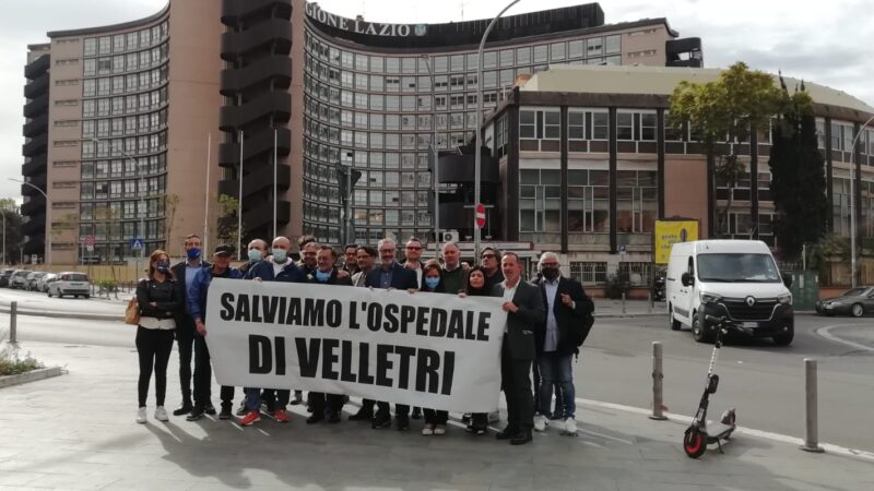 Sanità, oggi sit-in sotto la Regione Lazio per difendere l’ospedale di Velletri