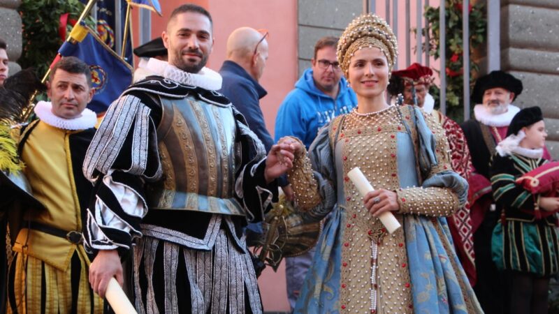 Marino, un grande successo oggi per il corteo storico alla Sagra dell’uva e del vino [FOTO]