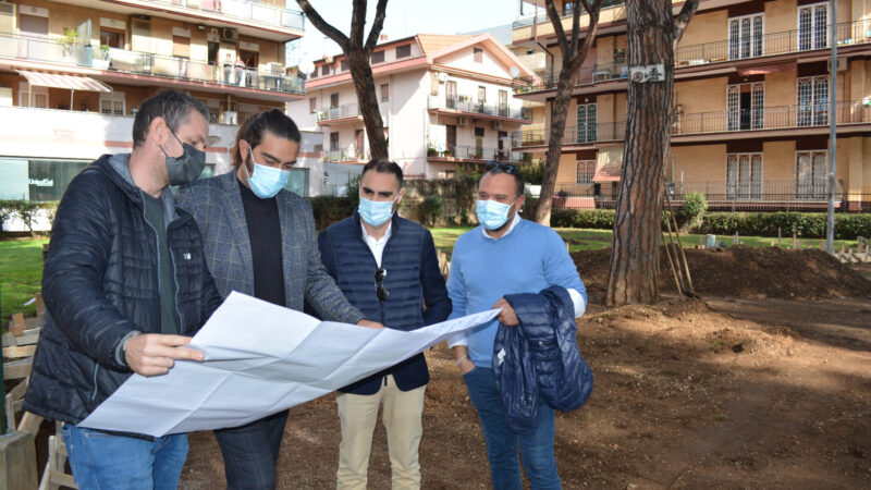 Pomezia, al via i lavori di riqualificazione dei giardini Alda Federici