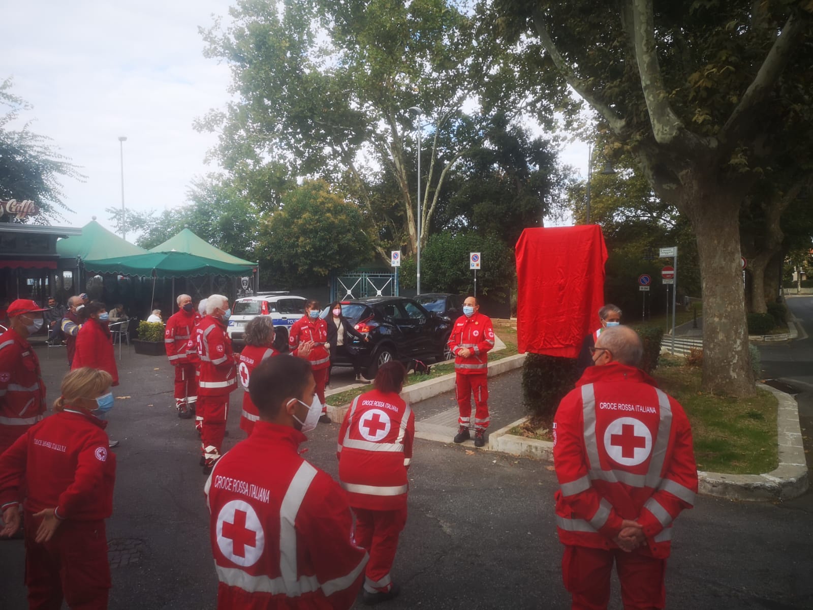 Grottaferrata, piazzale intitolato alla Croce Rossa, Andreotti:” Testimonianza di gratitudine per il fondamentale impegno dei volontari”