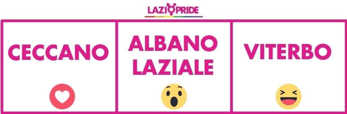 Albano, al via le votazioni sui social  per il Lazio Pride