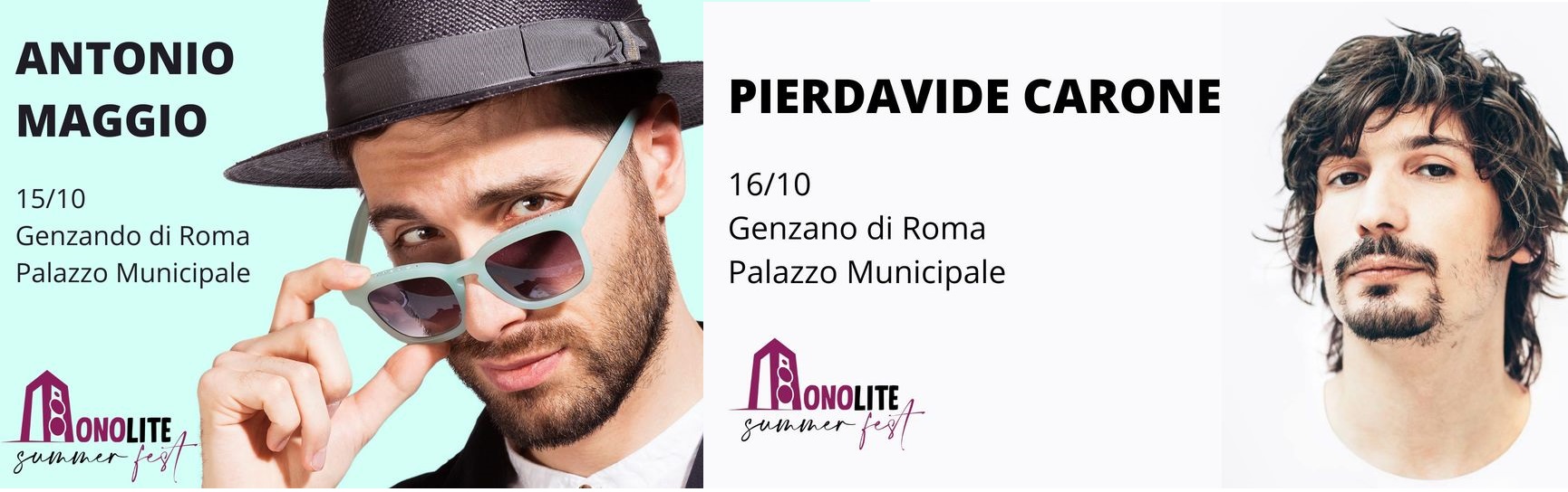 Genzano, Monolite Summer Fest: le ultime due serate il 15 e 16 ottobre