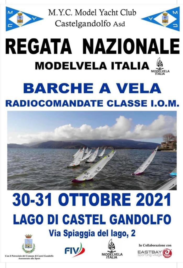 Castel Gandolfo, al via la “Regata Nazionale Model Vela” il 30 e 31 ottobre