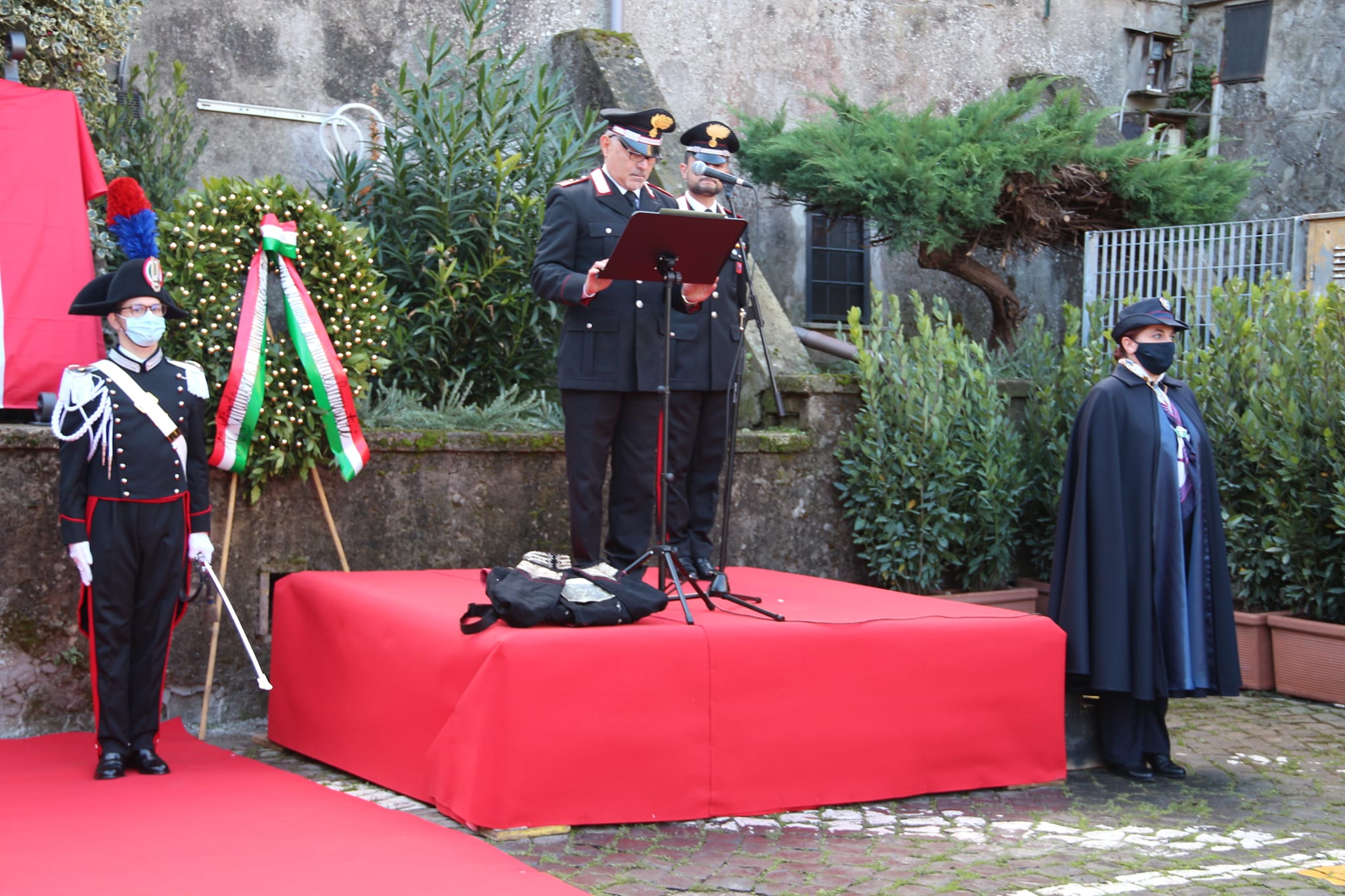 Monte Compatri, commemorazione e targa ricordo alla memoria del carabiniere eroe Alfredo Serranti