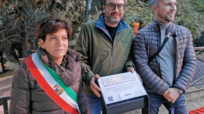 Castel Gandolfo: rigenerazione urbana con nuova illuminazione Cammino della Fraternità