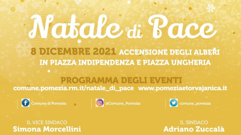 Pomezia, Natale di Pace, si torna a festeggiare con tanti eventi