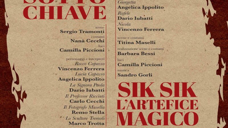 Velletri, si torna al Teatro Artemisio-Volonté: Carlo Cecchi porta in scena “Sik Sik” e “Dolore sotto chiave”