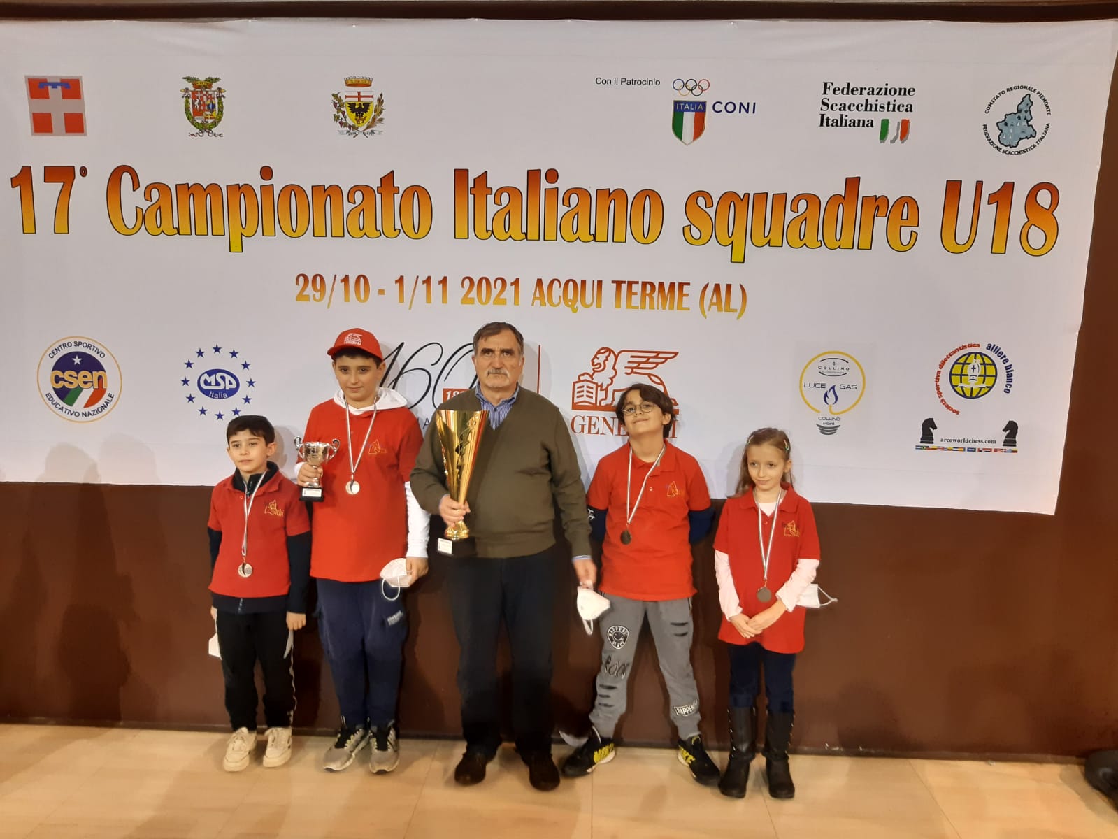 ASD Frascati scacchi, vice campione d’Italia ad Aqui Terme