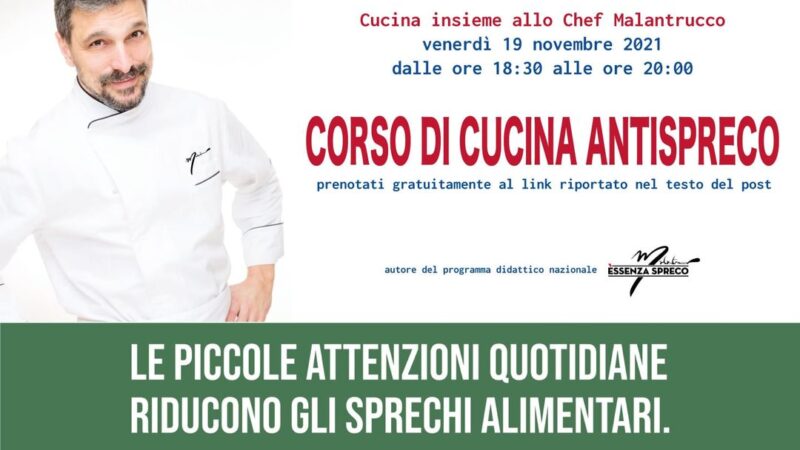 Marino, cucina anti-spreco: un corso per imparare