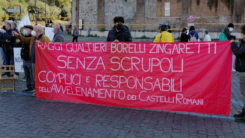 Nota del coordinamento No Inceneritore Albano e presidio contro la discarica di Roncigliano sulla manifestazione a Roma