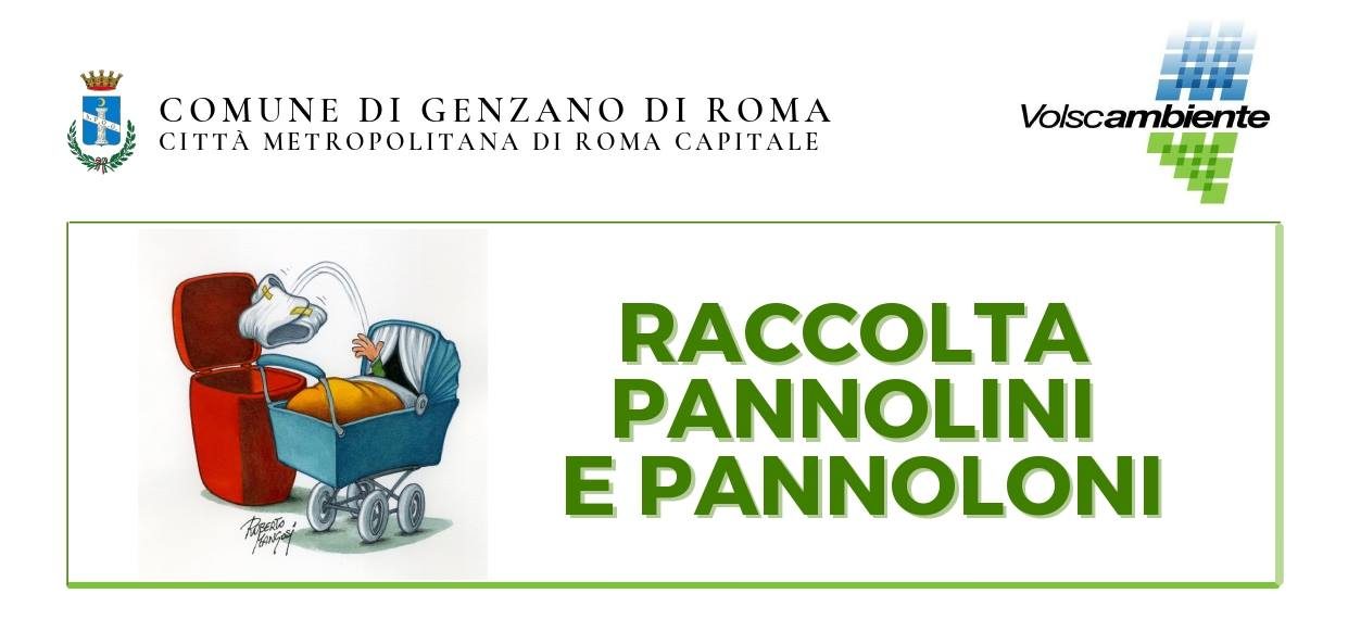 Genzano, raccolta pannolini: si effettua martedì e venerdì