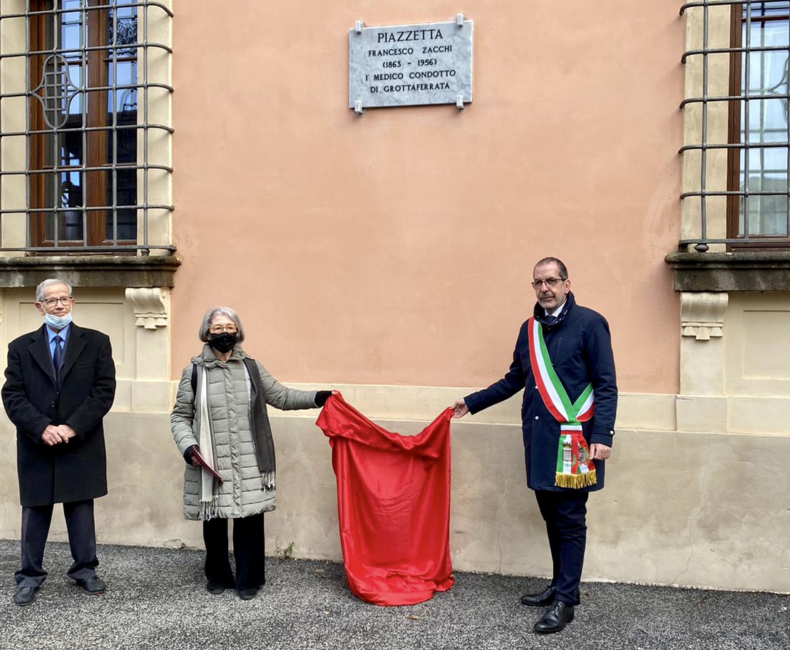 Grottaferrata, il Commissario Dionisi intitola una piazza alla memoria del dottor Francesco Zacchi, primo medico condotto della città